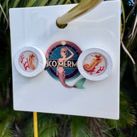 Seahorse Daddy Studs