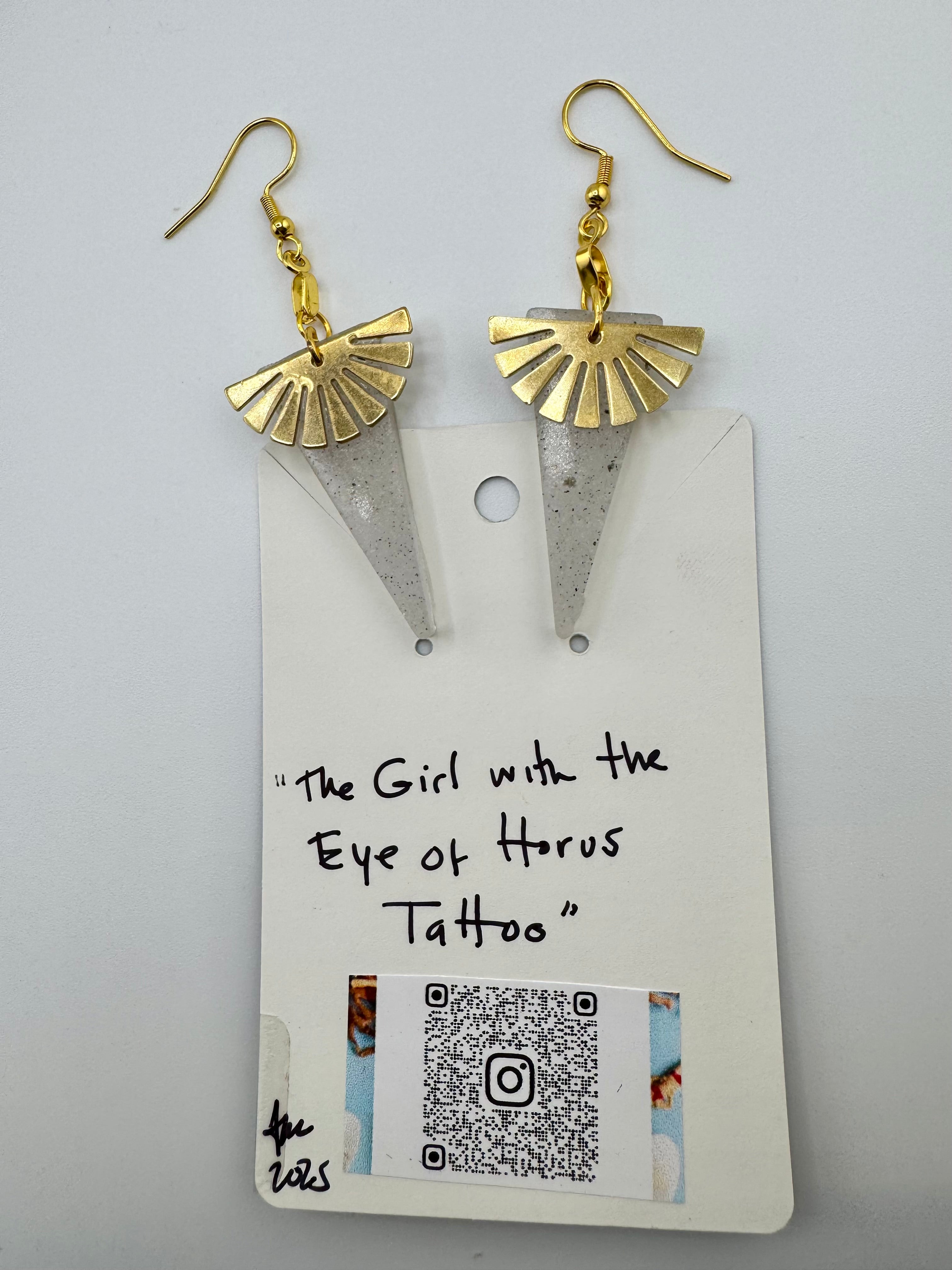 The Girl with the Eye of Horus Tattoo