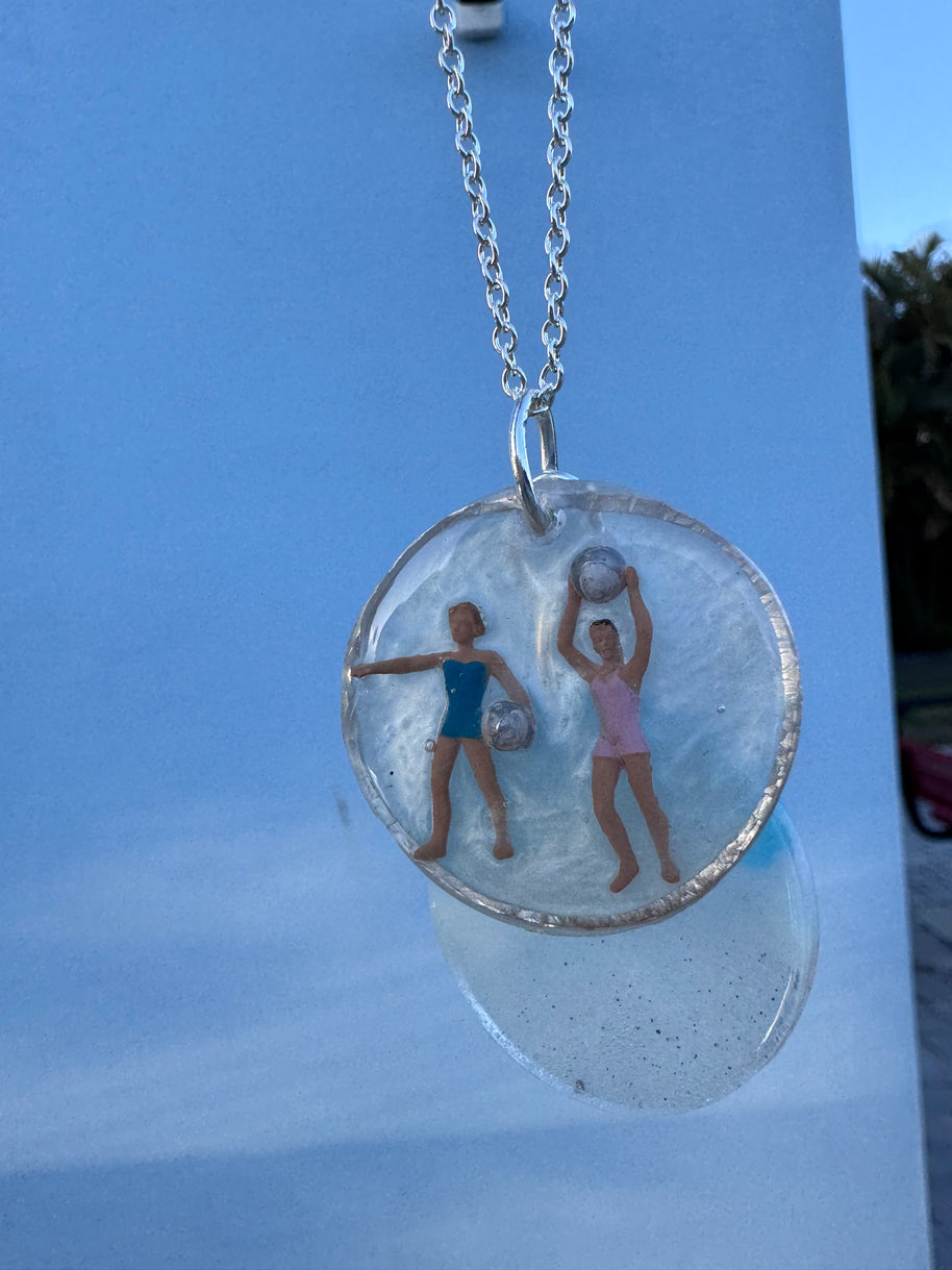 Custom- Playing Barbies on the Beach