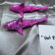 Hot Pink Sparkle Sharks