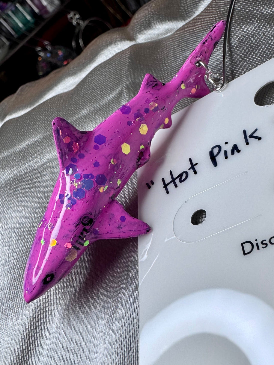 Hot Pink Sparkle Sharks