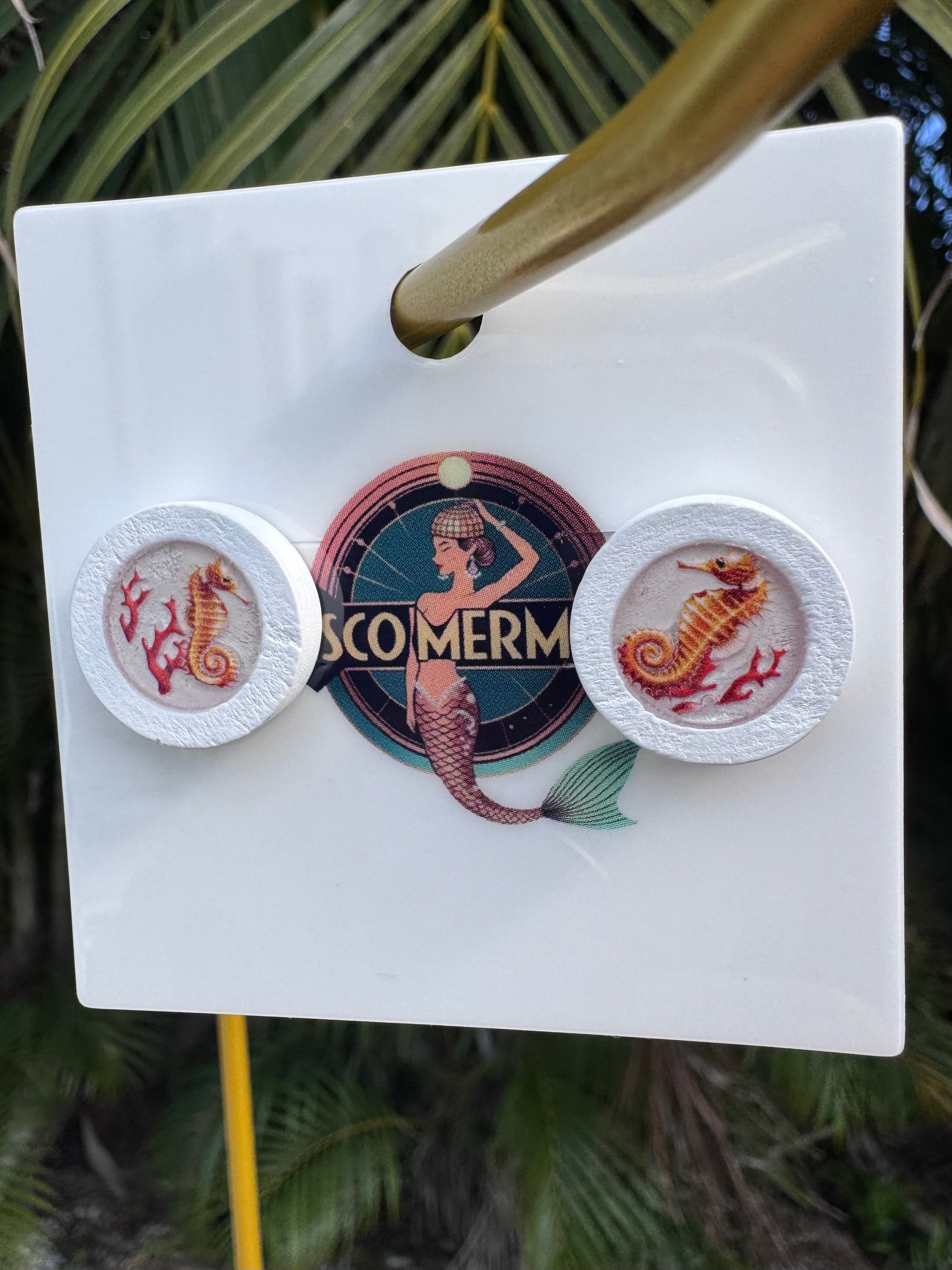 Seahorse Daddy Studs