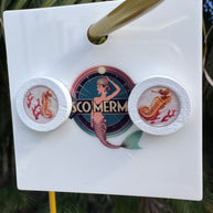 Seahorse Daddy Studs