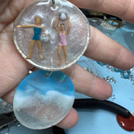 Custom- Playing Barbies on the Beach