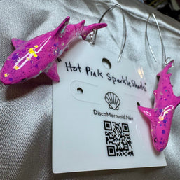 Hot Pink Sparkle Sharks